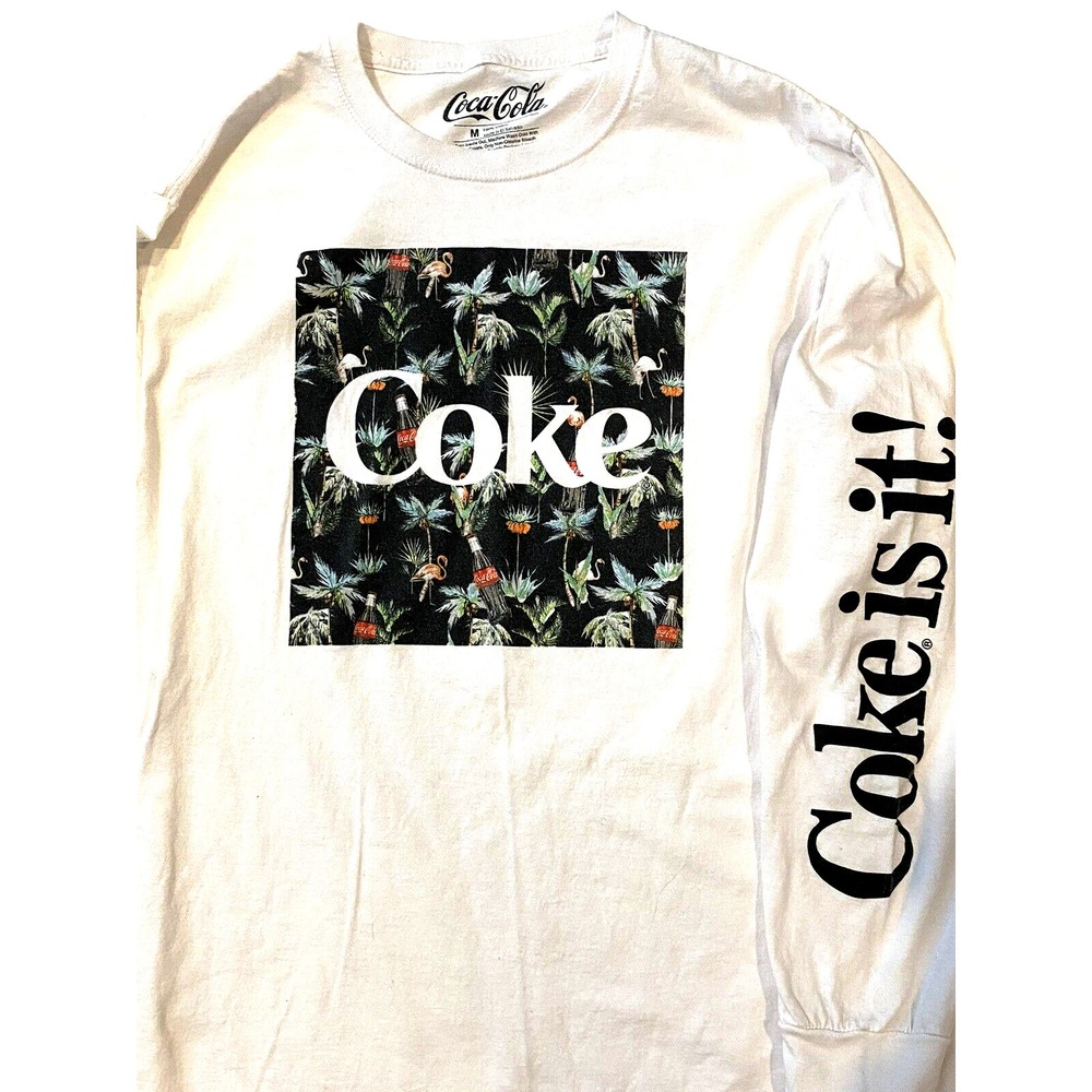 Coke / Coca-Cola Long Sleeve White T-Shirt